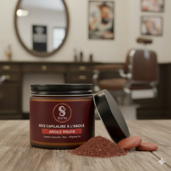 Crème pour cheveux en argile rouge 100g