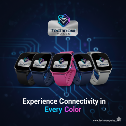 Montre connectée TechNow Pulse en plusieurs couleurs